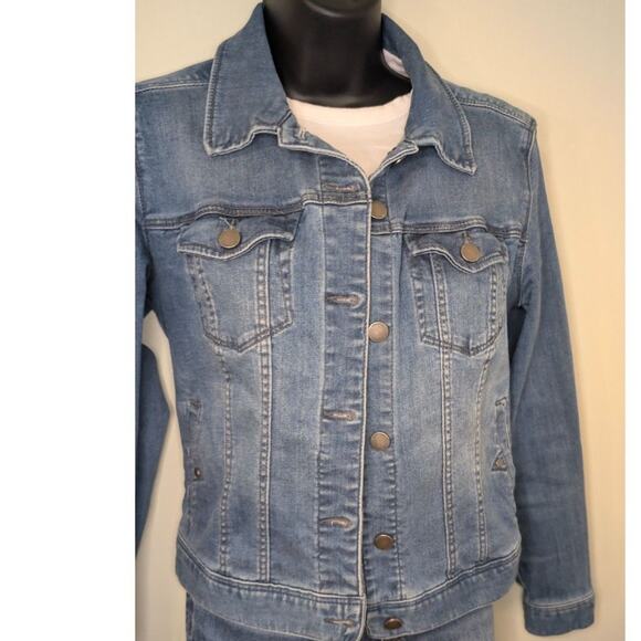 Liverpool Branded Jean Jacket - Size Small | Gently Used | Classic & Stylish - Picture 4 of 6